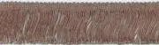 2" DARK SAND CHAINETTE FABRIC FRINGE TRIM 9 YARDS CONSO C07