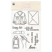 P13 Photopolymer Clear Stamps 11/Pkg-Lady's Diary P13LAD30