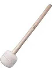 Jiayouy 14.17" Bass Drum Mallet Stick Timpani Mallets Wool Felt Head & Wood Handles Drum Stick Percussion Instrument Band Accessory 1Pcs