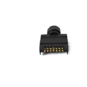 Elinz Trailer Plug 7 PIN Flat Plastic Connector Adaptor Socket Car Caravan Boat 1x