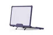 WASSUP Starry Case for MacBook Pro 14 inch 2021-2024 Released Slim Rubberized TPU Bumper Cover & Fold Kickstand-Purple