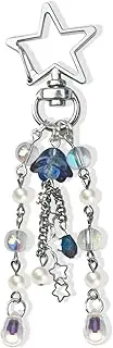 [Agromusk] Jellyfish Keychain,Cute Y2K Car Keychains for Women Girls Jellyfish Bag Charms Purse Accessories Star Jelly Decor