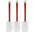 3PCS Spatula Silicone Rubber Scraper Spatula 10 Inches, Kitchen Use A D5B88760