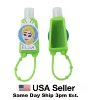 Frozen Elsa Hand Sanitation Silicone Bottle Holder Carrying Case Mini 1oz Empty