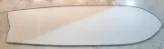 Polycarbonate / Clear Skateboard Deck, Sector 9 Unagi Rips Clone, 34" x 9" x 1/2