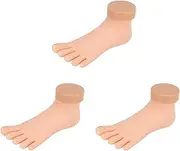 Mellisso 3X Practice Foot Model Flexible Movable Soft Fake Foot Tool for Nail Art Train