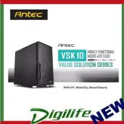 Antec VSK10 mATX Case. 2x USB 3.0 Thermally Advanced Builder's Case1x 120mm Fan
