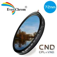 在飛比找Yahoo奇摩購物中心優惠-EverChrom 彩宣 CND 72mm可調式減光偏光多功