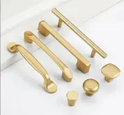 Matte Gold Cabinet Pulls for Kitchen Cupboards