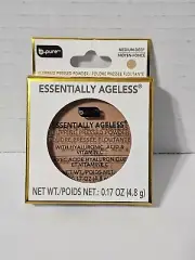 B PURE ESSENTIALLY AGELESS BLURRING PRESSED POWDER in MEDIUM DEEP