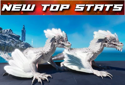 ARK Survival Ascended Rockdrake Albino Top 9.5K HP - 1617M PVE PS5/XBOX/PC