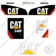 Fits Caterpillar 340F L Decal Kit Excavator - 3M VINYL!