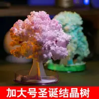 在飛比找蝦皮購物優惠-居家傢 紙樹開花大號魔法聖誕樹diy手工澆水結晶雪花櫻花樹兒