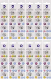 Wilton Round 10 and 12 and Star 21 and 32 Tip Set - 4 Icing Tips (12-Pack)
