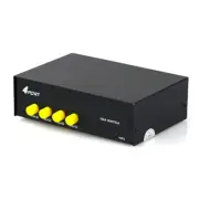 VGA Switching Box 4 Port In 1 Out Manual Sharing Selector Monitors Sharing Box