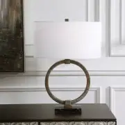 RELIC MODERN TRIBAL INSPIRED ACCENT TABLE LAMP MARBLE BASE UTTERMOST 28371