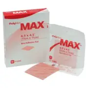 PolyMem MAX Non-Adhesive Dressing, Polymax Dressings 11cm x 11cm x 10