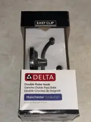 Delta Double Robe Hook Manchester Collection Venetian Bronze 113063