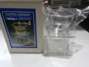 VTG House of Lloyd Lucite Acrylic & Chrome Coffee Grinder New in Box