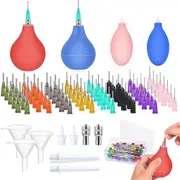 Pottery Tools Supplies Ceramic Precision Applicator,Ceramic Glaze Squeeze Bottle Tools for Pottery Art Decorating Kit As Shown