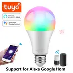 ✨桃園發貨 ✔✑A60塗鴉APP智能球泡燈 ALEXA 語音控制 RGB 彩光+冷光調光燈泡 LED彩光燈泡照明