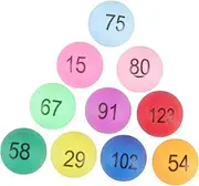 UPKOCH 150pcs Number Ball Game Draw Raffle Numbered Balls Party Table Tennis Table Tennis Practice Party Decorations