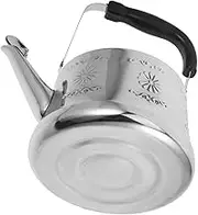 iplusmile 1Pc Whistling Teapot Capacity Stainless Steel Kettle for Gas and Induction Cooking Boiling Water Pot and Resistant Design for Tea and Making