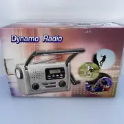 Dynamo Rechargeable Radio TF-38 AM/FM/ Flashlight/Siren/LED Reading Lamp /Alarm