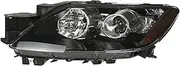 Headlight Assembly For Mazda CX7 For CX-7 2008 2009 2010 2011 2012 2013 2014 Auto Front Headlights Head Light Headlamp Head Lamp Car HeadLight Assembly(Left (Halogen))