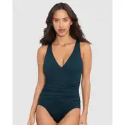 Magicsuit Plot Twist Valerie One Piece Shaping Swimsuit-Verdigris