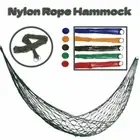 Portable Aerial Nylon Rope Leisure Mesh Hammock Outdoor Hiking Camping Swing Bed