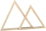 COHEALI 2pcs Unique Triangle Knitting Machine for DIY Tapestry Wall Decor Handmade Dream Catcher Tool