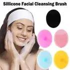 Silicone Face Cleansing Brush Soft Facial Washing Massager W1A7 Cleanser Y5E1