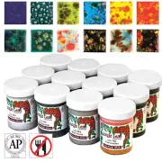 Mayco Jungle Gems Crystal Glaze 12-Color Set #1 - 4 oz. Jars