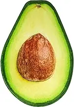 Vessia Avocado Throw Blanket(Green), Realistic Funny Food Blanket for Adults and Kids, 300GSM Novelty Fruits Printed Throw for Couch, Sofa, Bed, Fun Home Decor for Boys, Girls