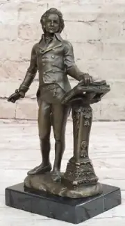 THE STATESMAN Thomas Jefferson Hand Made Bronze Masterpiece Sculpture Artwork NR