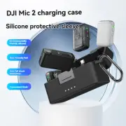 Microphone Charging Case Silicone Protective Case Protection for DJI Mic 2