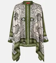 [La DoubleJ] La DoubleJ Mirage Placée printed silk twill shirt UK 10 multicoloured
