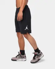 [JORDAN] Jordan Essential Fleece Diamond Shorts Black/white - Size XL XL Black/White