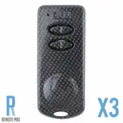 3 x TAU Genuine/Original SLIM/SLIM-C/SLIM-RP Gate/Garage Door Remote 2B 250K