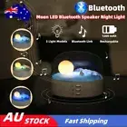 LED Bluetooth Speaker Moon Light Lamp USB Rechargeable Night Light Room