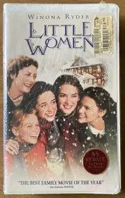 Little Women VHS Clamshell Video Tape SEALED - Winona Ryder - Susan Sarandon