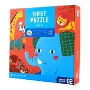25pc Jarmelo First Puzzle Kids/Children's Wildlife Themed Jigsaw Puzzle 12m+