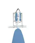 Ironing Board Holder Wall Mount Streamline Laundry Room Storage, Iron and Iro...