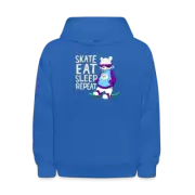 Cool Polar Bear Skater Kids' Hoodie