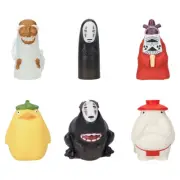 Studio Ghibli Spirited Away 6 Finger Puppet Set Figure Kaonashi
