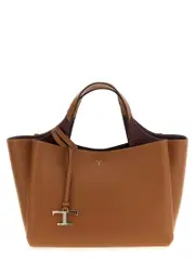 [Tod'S] Tod'S-Mini Leather Handbag Borse A Mano Marrone-Donna OS