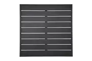 Bolero Black Aluminium Table Top Square - 700mm