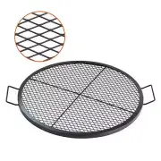 VEVOR X-Marks Fire Pit Grill Grate, Round Cooking Grate, Heavy Duty Steel Cam...