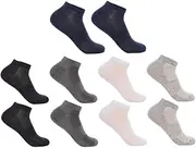 [Outanaya] 5 Pair Men's Running Socks Breathable Mesh Ankle Short Socks for Sports Hiking